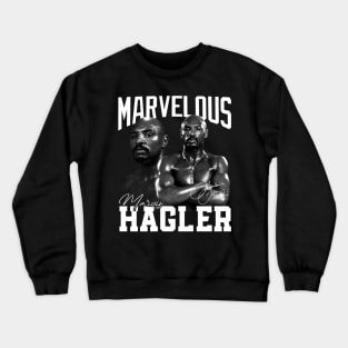Marvelous Marvin Hagler Boxing Legend Signature Vintage Retro 80s 90s Bootleg Rap Style Crewneck Sweatshirt